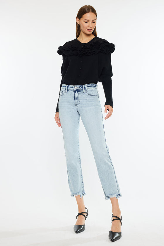 Pam Mid Rise Crop Straight - Official Kancan USA