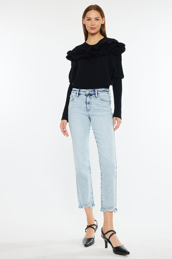 Pam Mid Rise Crop Straight - Official Kancan USA