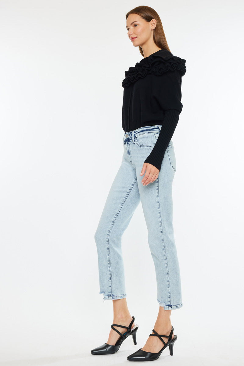 Pam Mid Rise Crop Straight - Official Kancan USA