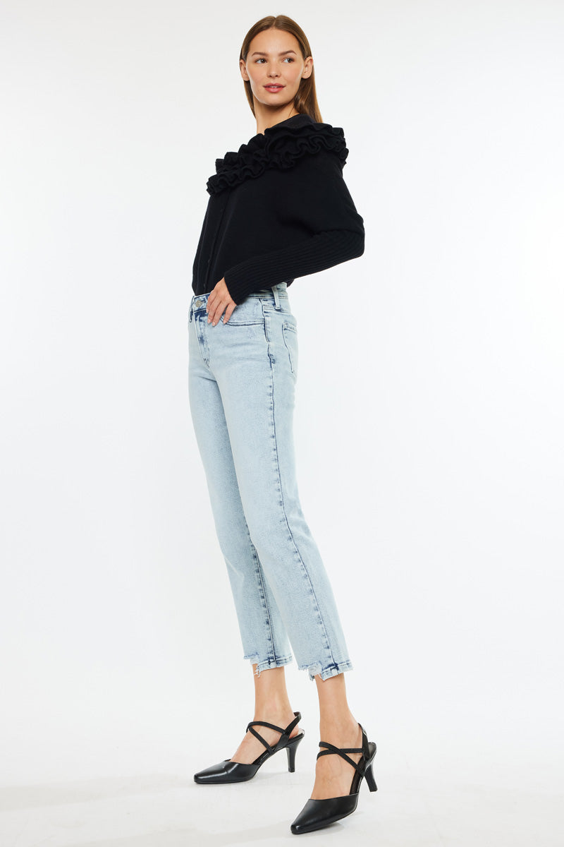 Pam Mid Rise Crop Straight - Official Kancan USA