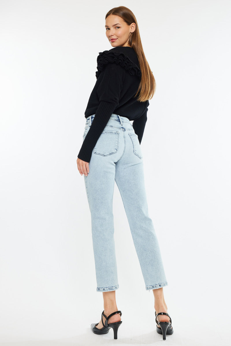 Pam Mid Rise Crop Straight - Official Kancan USA