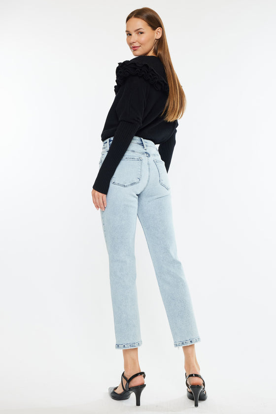 Pam Mid Rise Crop Straight - Official Kancan USA