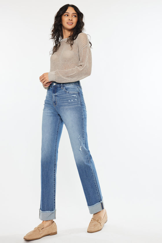 Trini High Rise Straight Jeans - Official Kancan USA
