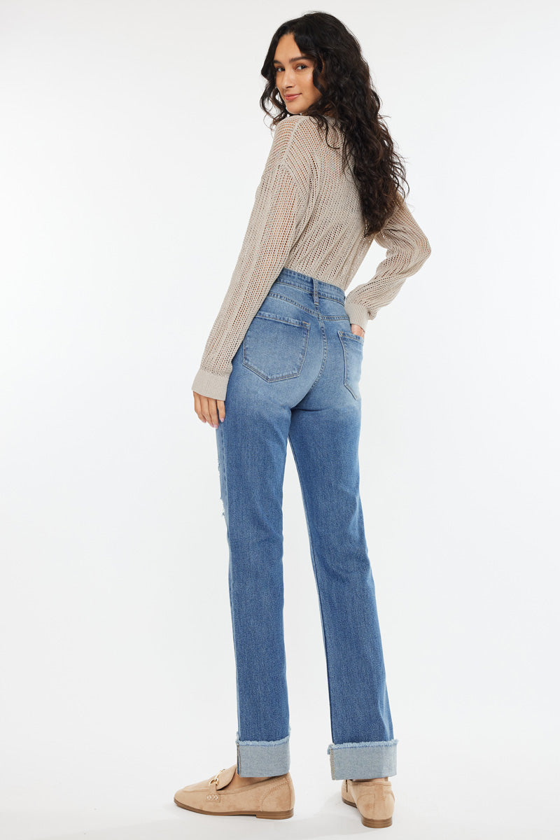 Trini High Rise Straight Jeans - Official Kancan USA