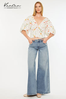 Renee Essentials Mid Rise Super Wide Jeans
