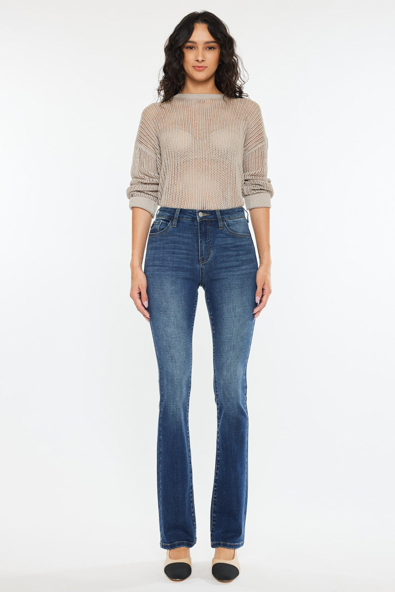 Hope High Rise Skinny Bootcut Jeans - Official Kancan USA