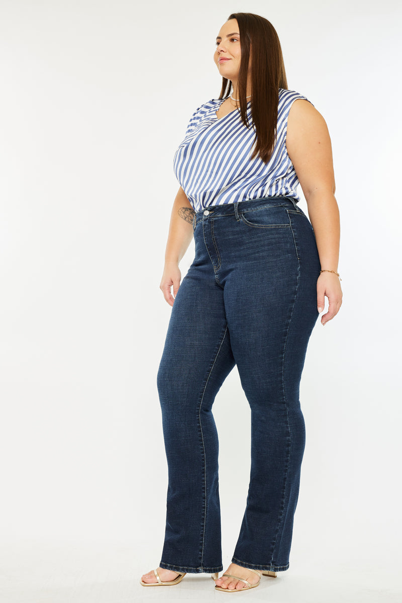 Rita High Rise Bootcut Jeans (Plus Size) - Official Kancan USA