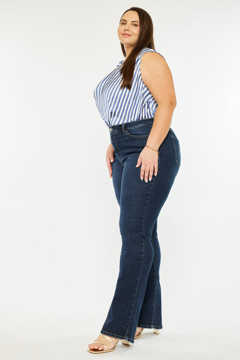 Rita High Rise Bootcut Jeans (Plus Size) - Official Kancan USA