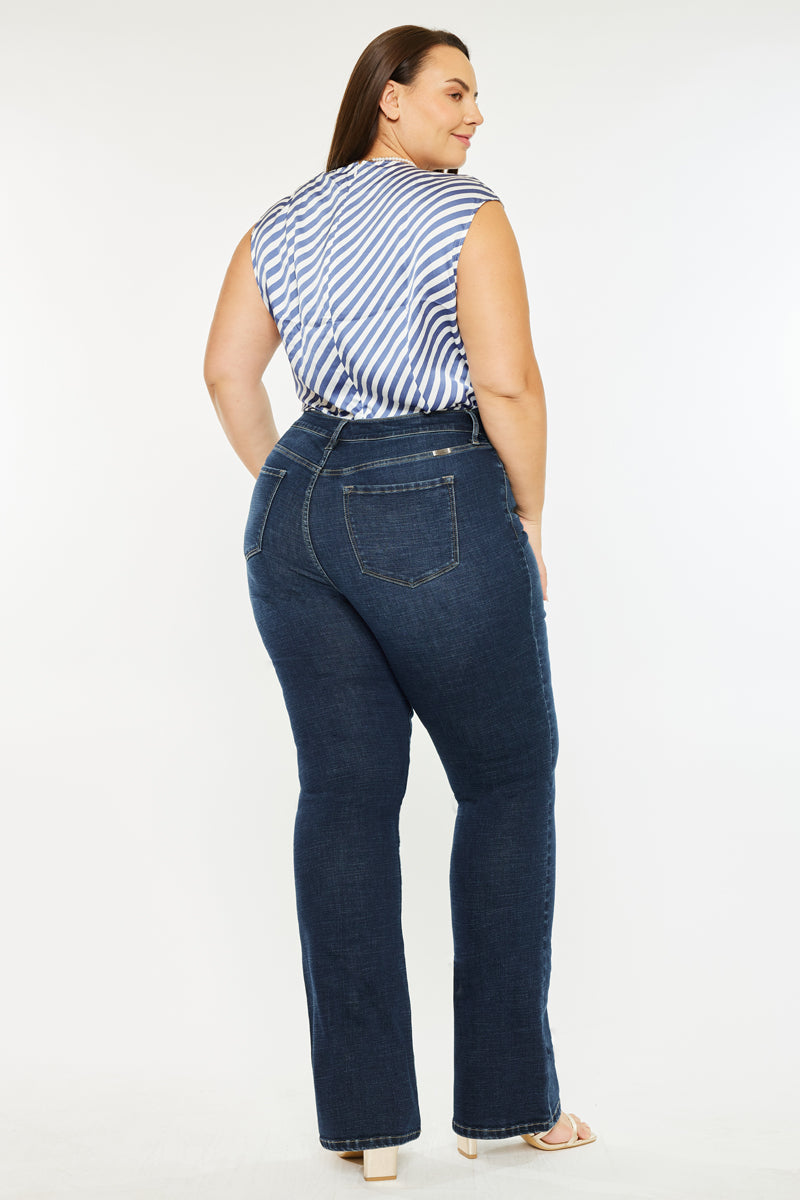 Rita High Rise Bootcut Jeans (Plus Size) - Official Kancan USA