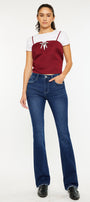Gale High Rise Skinny Bootcut Jeans - Official Kancan USA