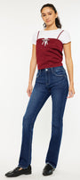 Gale High Rise Skinny Bootcut Jeans - Official Kancan USA