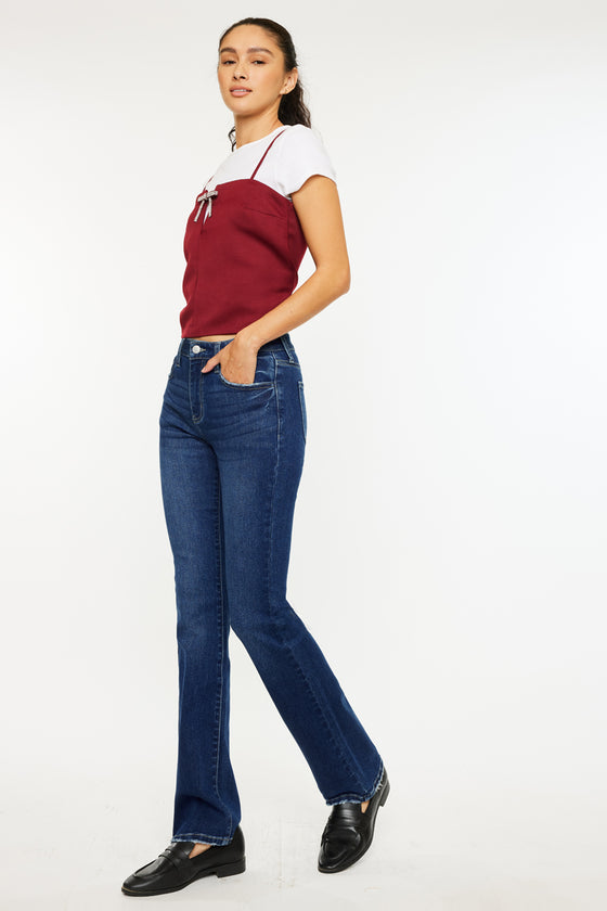 Gale High Rise Skinny Bootcut Jeans - Official Kancan USA