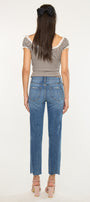 Kathleen Essentials High Rise Slim Straight Jeans - Official Kancan USA