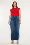 Dania Essentials High Rise Wide Leg Jeans (Plus Size) - Official Kancan USA