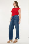Dania Essentials High Rise Wide Leg Jeans (Plus Size) - Official Kancan USA