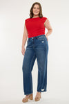 Dania Essentials High Rise Wide Leg Jeans (Plus Size) - Official Kancan USA