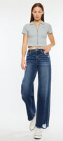 Dania High Rise Wide Leg Jeans - Official Kancan USA