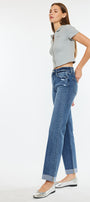 Trinity High Rise True Straight Jeans - Official Kancan USA