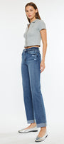 Trinity High Rise True Straight Jeans - Official Kancan USA