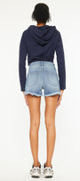 Janelle High Rise Mom Shorts - Official Kancan USA