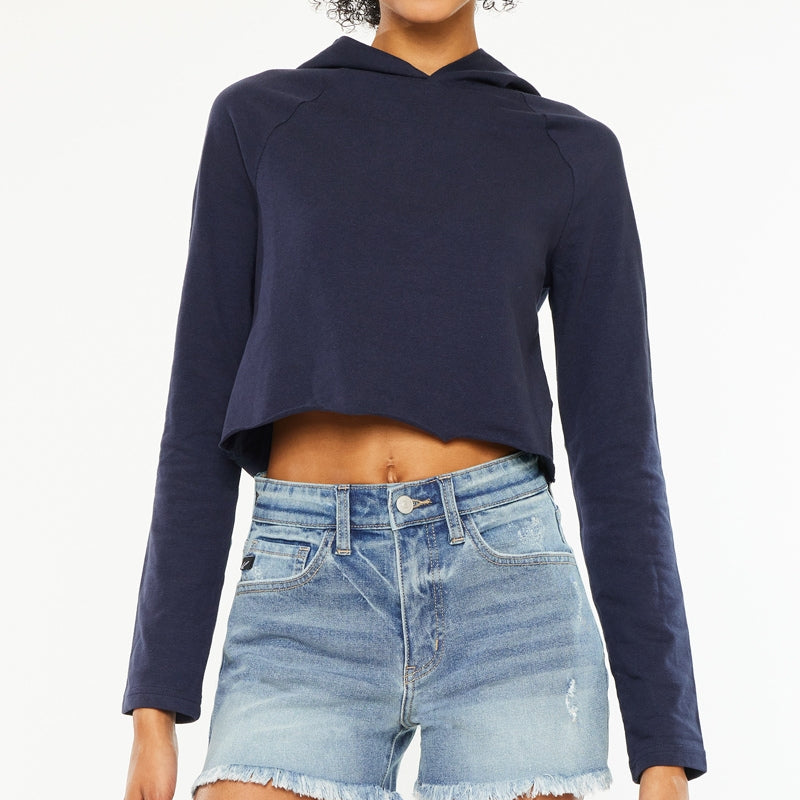 Janelle Essentials High Rise Mom Shorts - Official Kancan USA