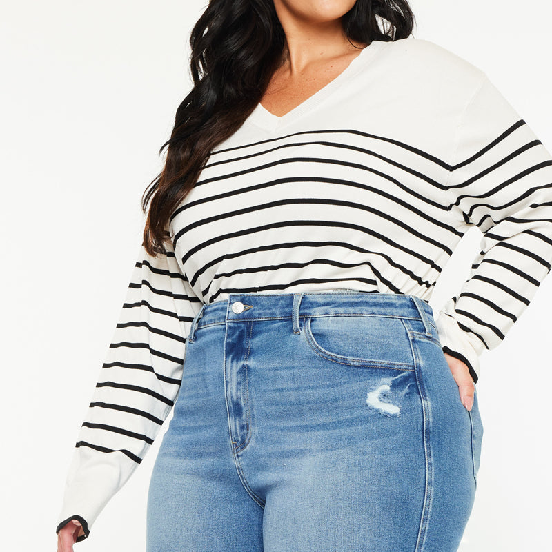 Sky High Rise Shorts (Plus Size) - Official Kancan USA
