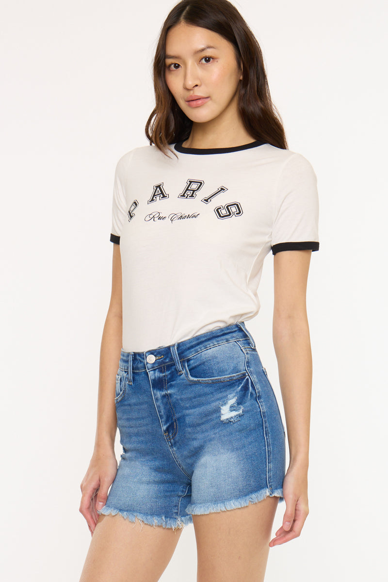 Syd Essentials High Rise Shorts - Official Kancan USA