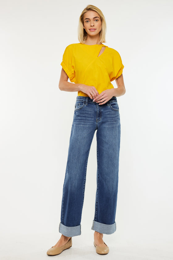 Ivanna High Rise Wide Leg Jeans - Official Kancan USA