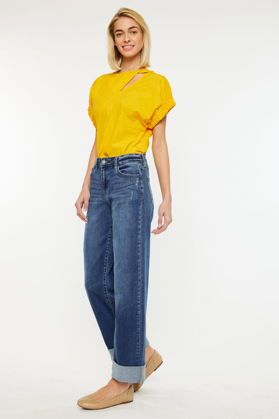 Ivanna High Rise Wide Leg Jeans - Official Kancan USA