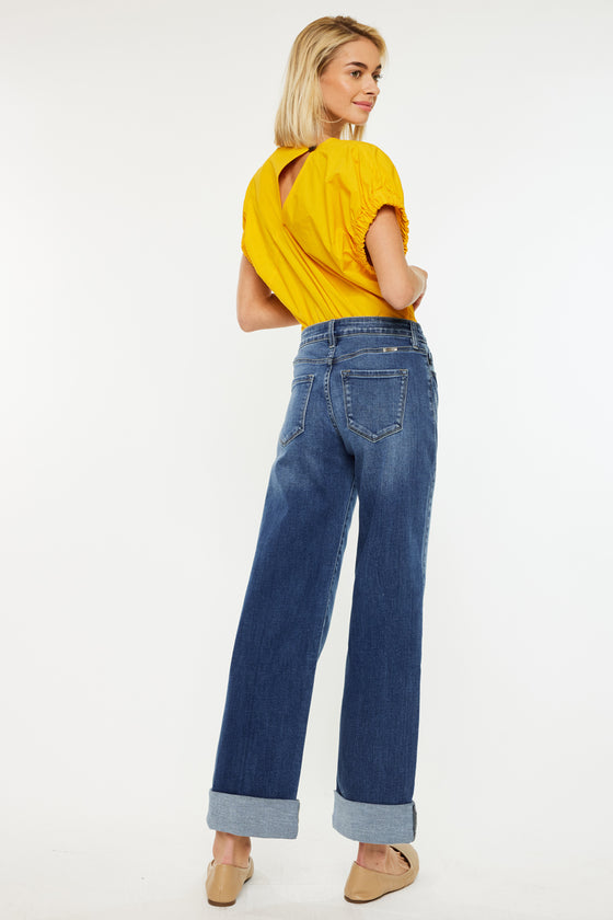 Ivanna High Rise Wide Leg Jeans - Official Kancan USA