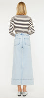 Kassie Cropped Wide Leg Jeans - Official Kancan USA