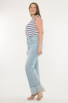 Franny Essentials High Rise Wide Flare Jeans (Plus) - Official Kancan USA