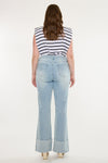 Franny Essentials High Rise Wide Flare Jeans (Plus) - Official Kancan USA