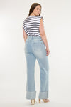 Franny Essentials High Rise Wide Flare Jeans (Plus) - Official Kancan USA