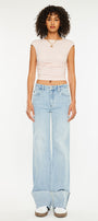 Franny High Rise Wide Flare Jeans - Official Kancan USA