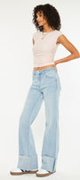 Franny High Rise Wide Flare Jeans - Official Kancan USA