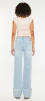 Franny High Rise Wide Flare Jeans - Official Kancan USA