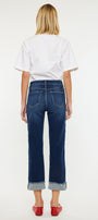 Irma High Rise Cropped Straight Leg Jeans - Official Kancan USA