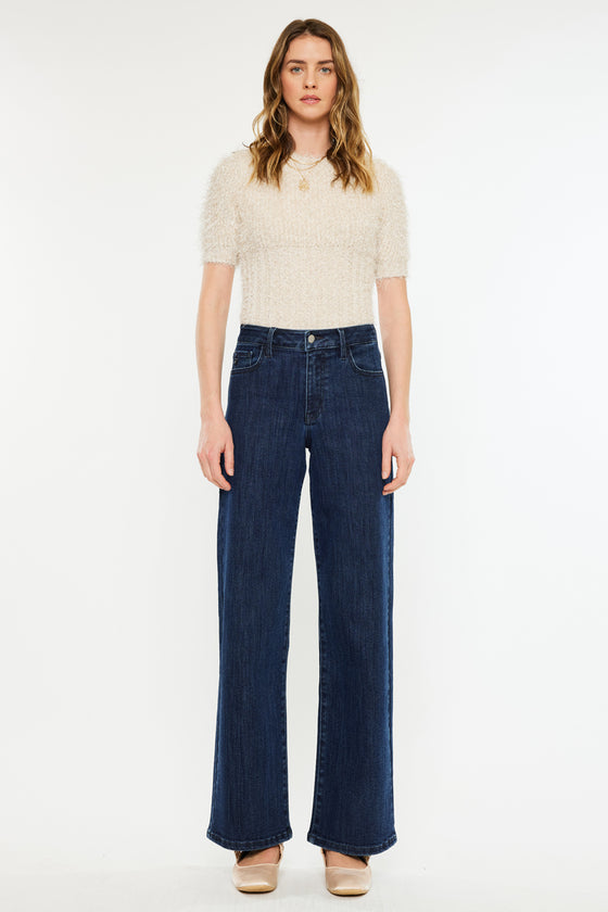 Norie High Rise Wide Leg Jeans - Official Kancan USA