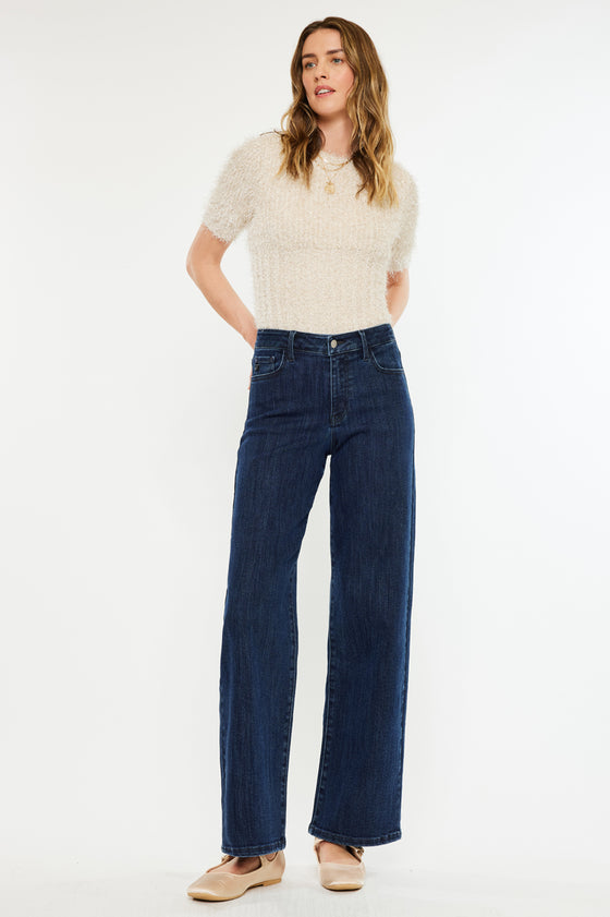 Norie High Rise Wide Leg Jeans - Official Kancan USA