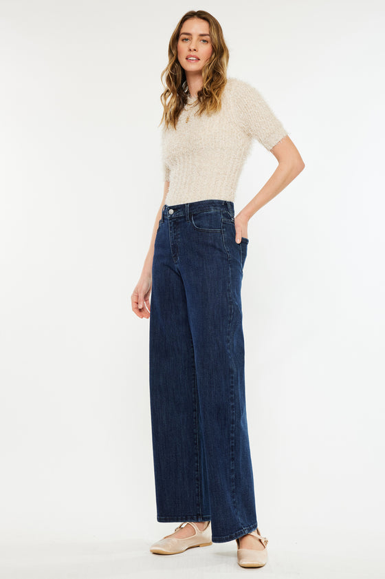 Norie High Rise Wide Leg Jeans - Official Kancan USA