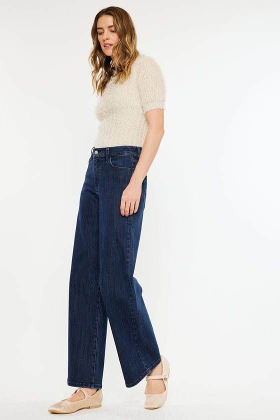 Norie High Rise Wide Leg Jeans - Official Kancan USA