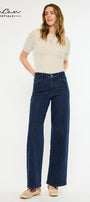 Norie Essentials High Rise Wide Leg Jeans - Official Kancan USA