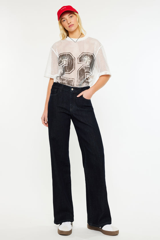 Norie High Rise Wide Leg Jeans - Official Kancan USA