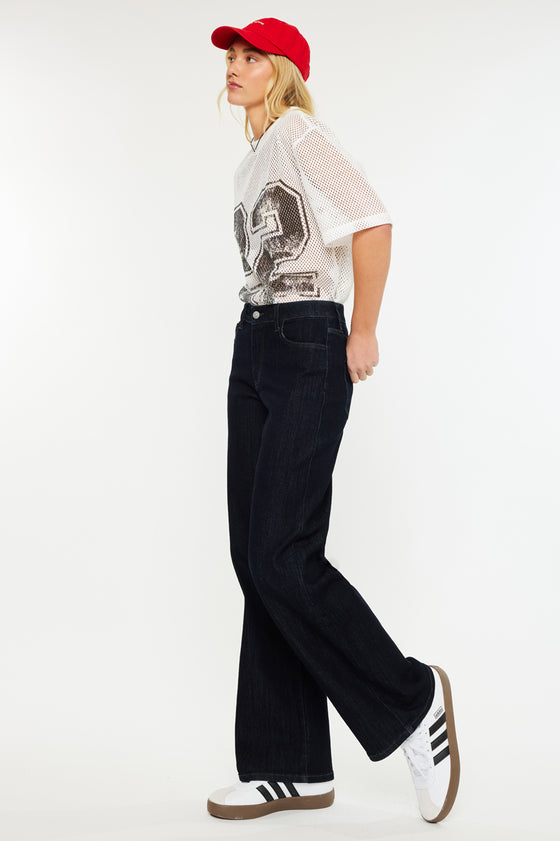 Norie High Rise Wide Leg Jeans - Official Kancan USA