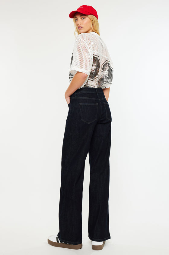 Norie High Rise Wide Leg Jeans - Official Kancan USA