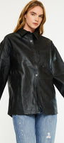 Margo Faux Leather Oversized Jacket - Official Kancan USA
