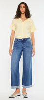 Reyna Essentials High Rise Wide Leg Jeans - Official Kancan USA