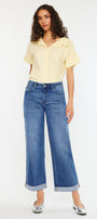 Reyna Essentials High Rise Wide Leg Jeans - Official Kancan USA