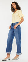 Reyna Essentials High Rise Wide Leg Jeans - Official Kancan USA